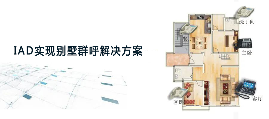 國威IAD實現(xiàn)別墅群呼解決方案